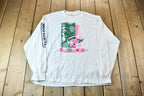 Vintage 1990 St. Patrick's Day 5K Road Run Long Sleeve Graphic T-Shirt