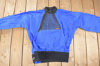 Vintage 1980s Stohlquist Half Zip Windbreaker Jacket /