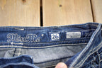 Vintage Y2K Miss Me Bedazzled Low Rise Jeans Size 26x32