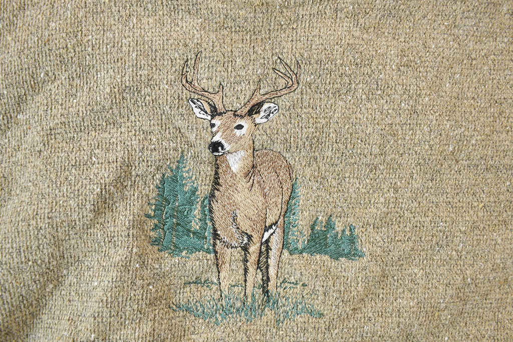 Vintage 1990s Art Unlimited Big Buck Deer Crewneck