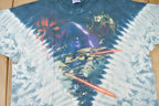 Vintage 1999 Star Wars Episode 1 All Over Print Tie Dye Promo T-Shirt