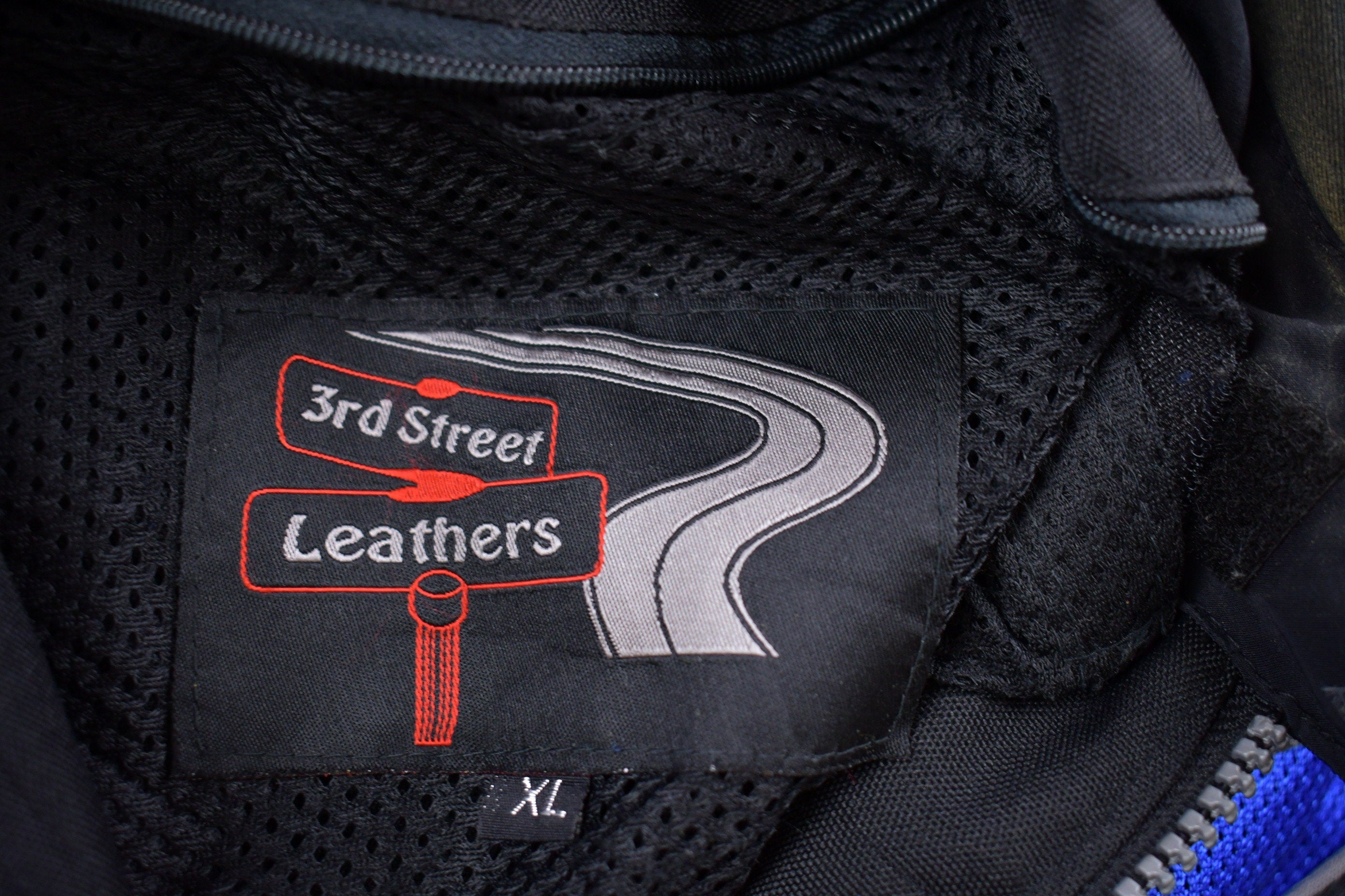 Vintage 1990s 3rd Street Leathers Full Zip Jacket