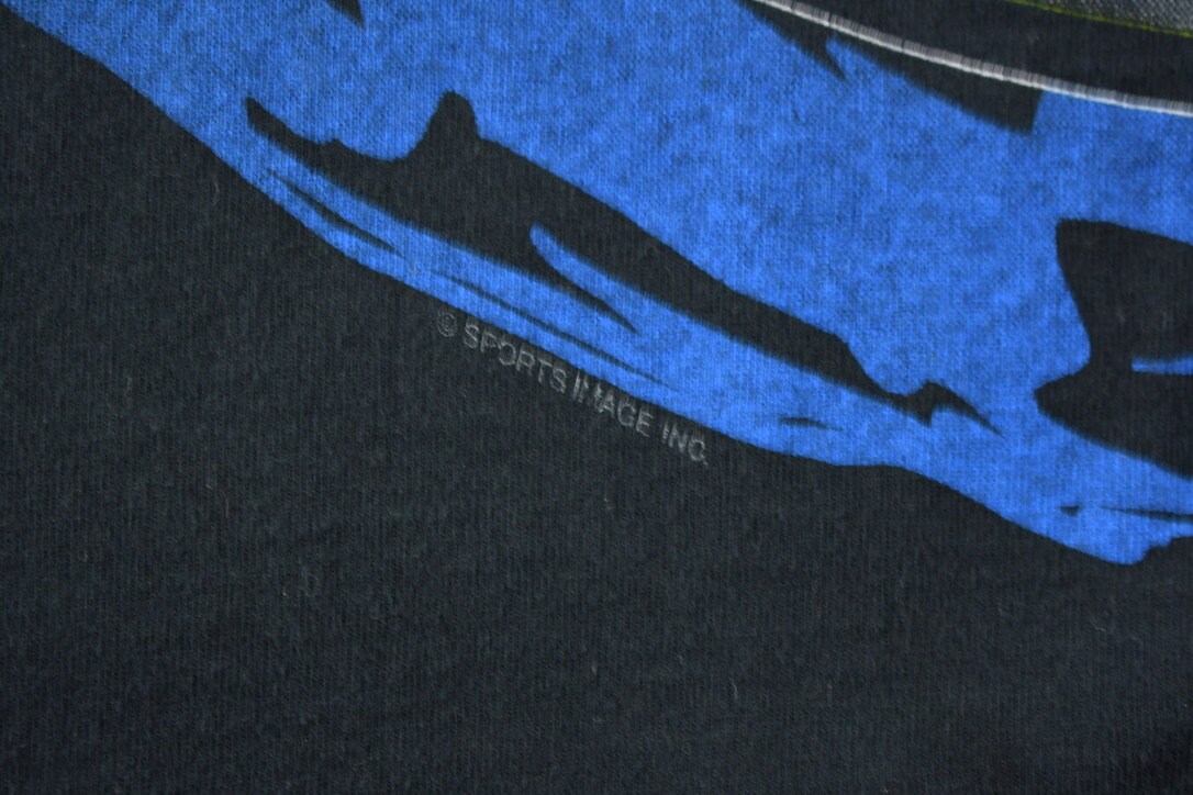 Vintage 1990s Dale Earnhardt The Man NASCAR All Over Print T-Shirt