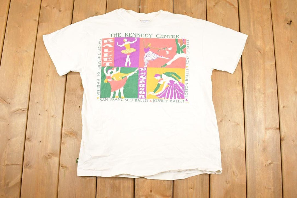Vintage 1990s The Kennedy Centre Ballet Souvenir Travel T-Shirt Women's M