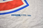 Vintage 1994 Montreal Canadiens Big Logo Trench Canada T-Shirt