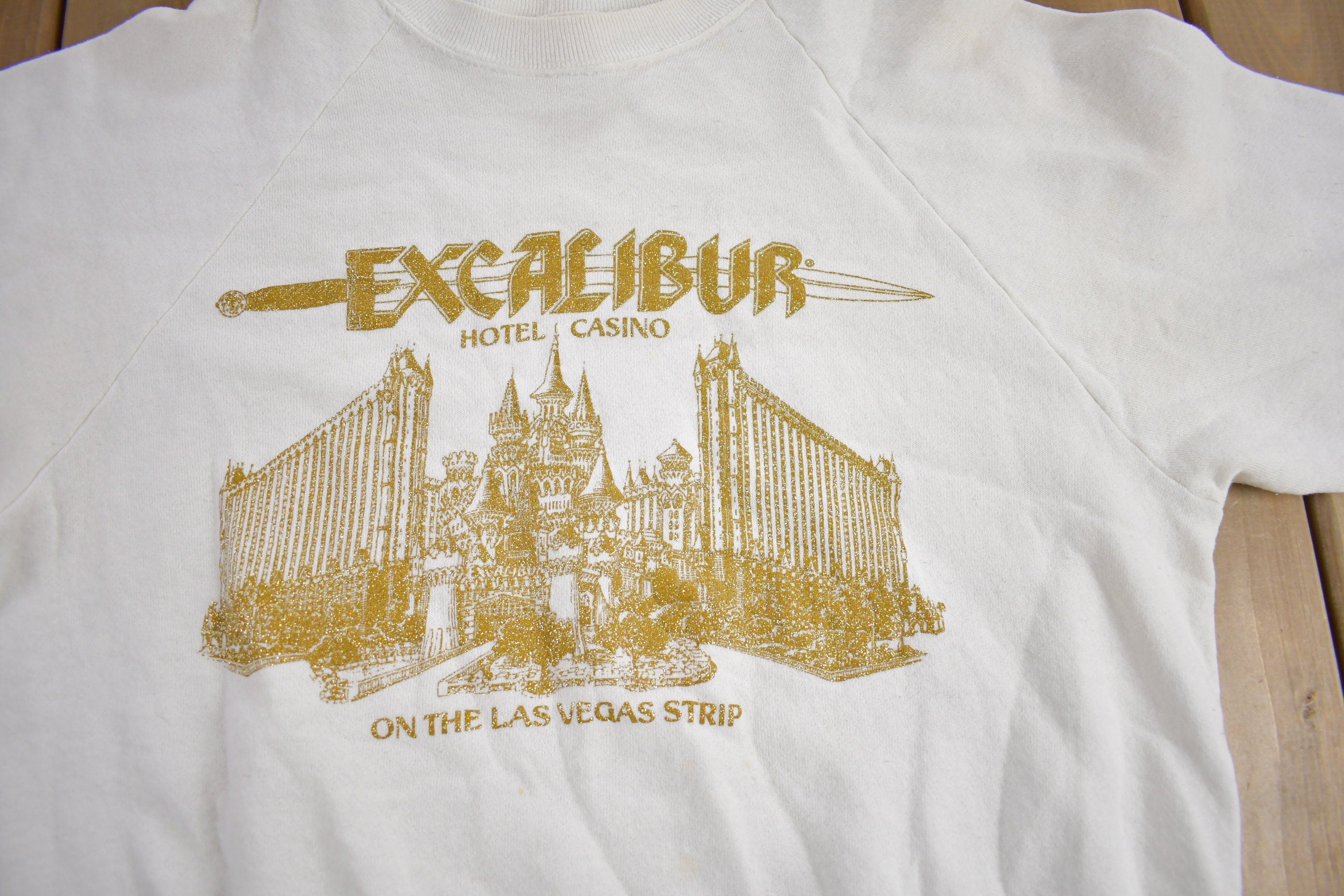 Vintage 1990s Excalibur Las Vegas Graphic Crewneck Sweatshirt