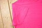 Vintage 1990s Fruit Of The Loom Blank Pink T Shirt