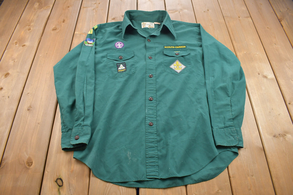 Vintage 1991 Boy Scout's of Canada Button Up Shirt