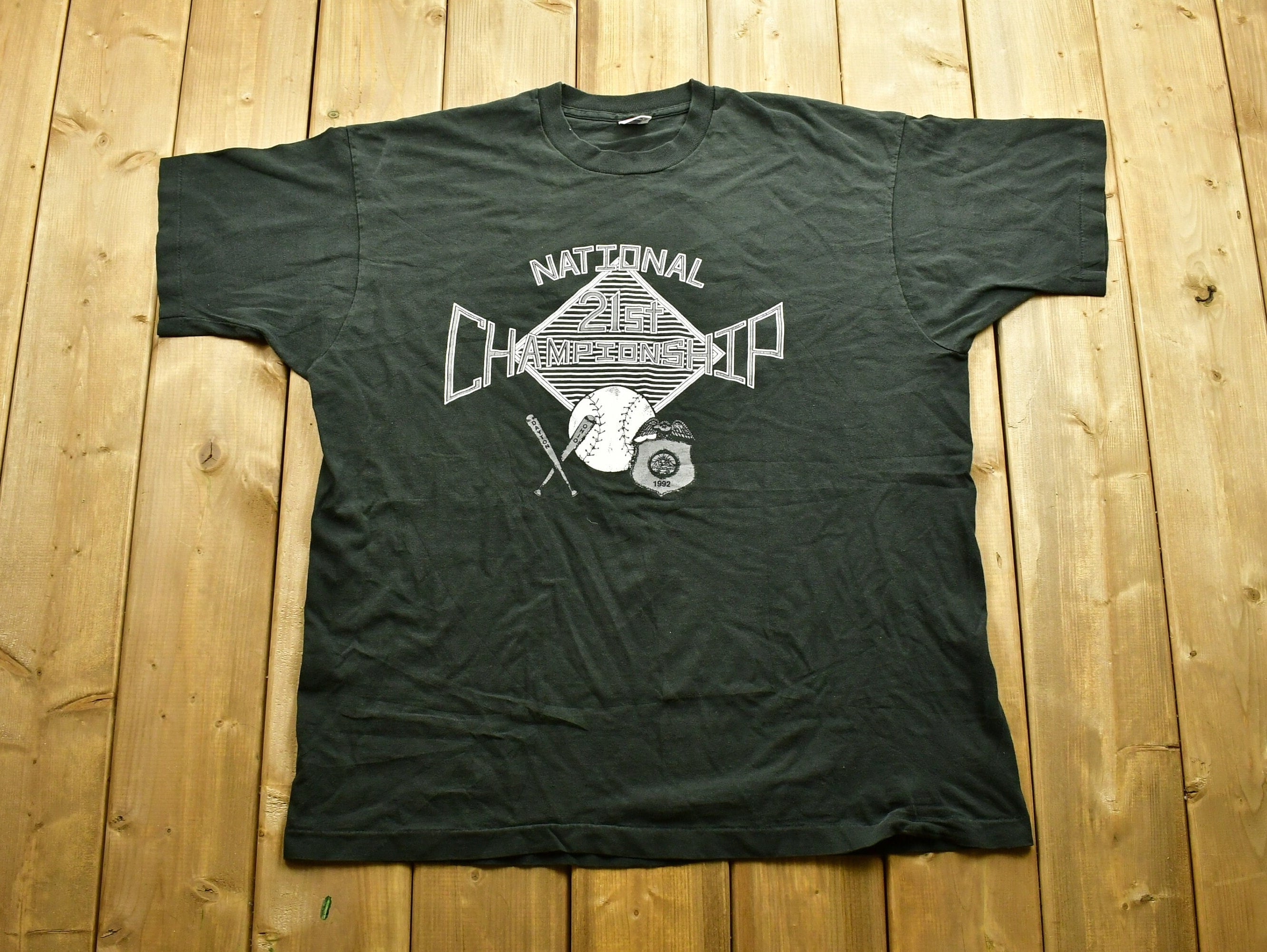 Vintage 1992 Dayton Ohio Baseball Champions T-Shirt