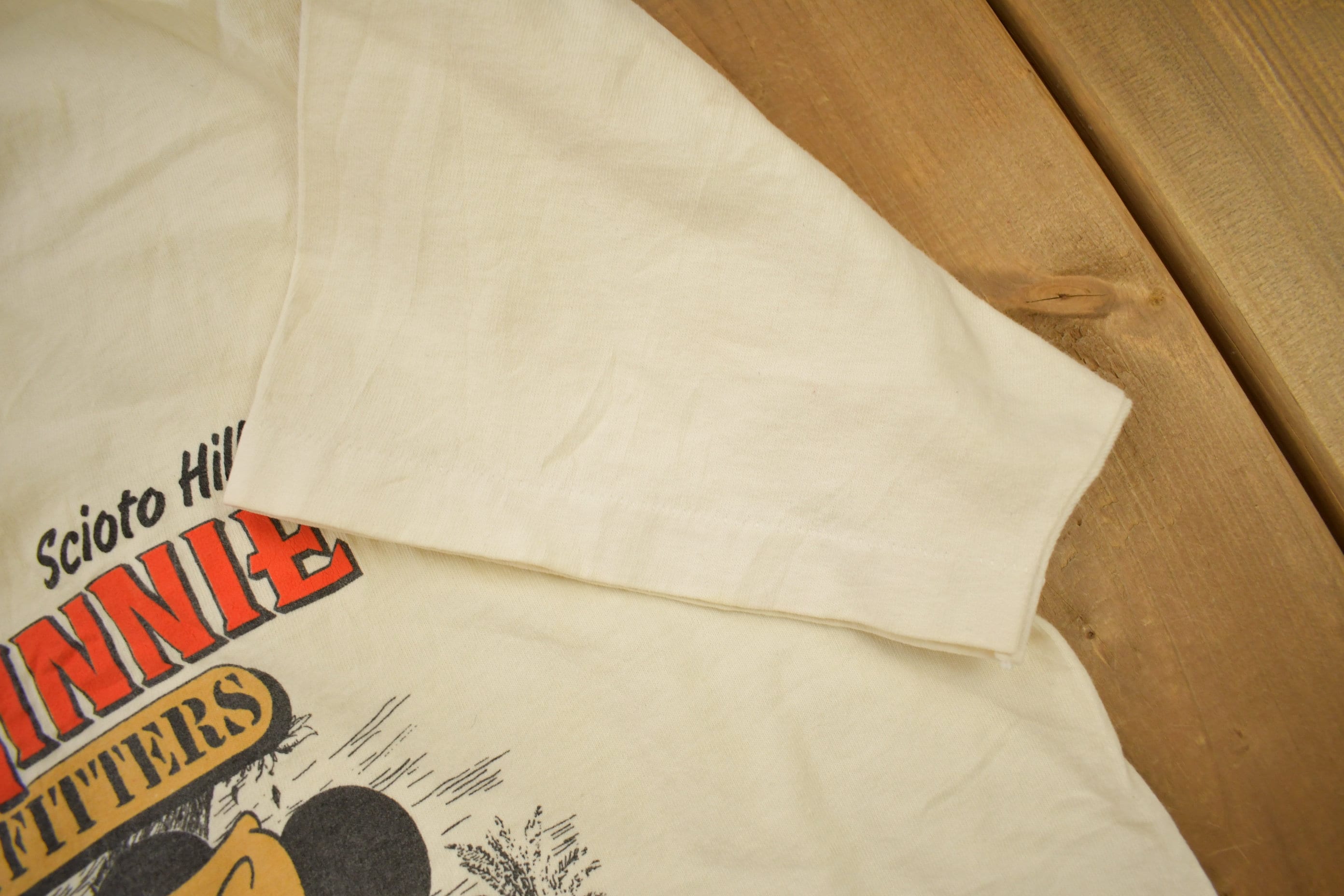 Vintage 1980s Mickey & Minnie Mouse Overland Outfitters Scioto Hills Graphic T-Shirt