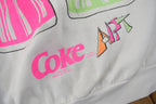 Vintage 1980s Coca Cola Art Graphic Crewneck Sweatshirt