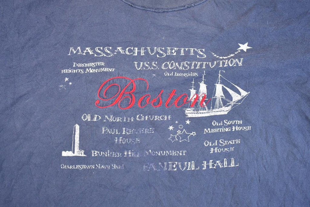 Vintage 1990s Boston Massachusetts Souvenir T-Shirt