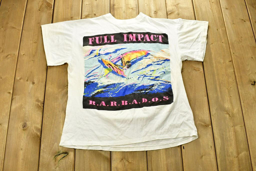 Vintage 1990s Cotton Club Surf Team Barbados T-Shirt