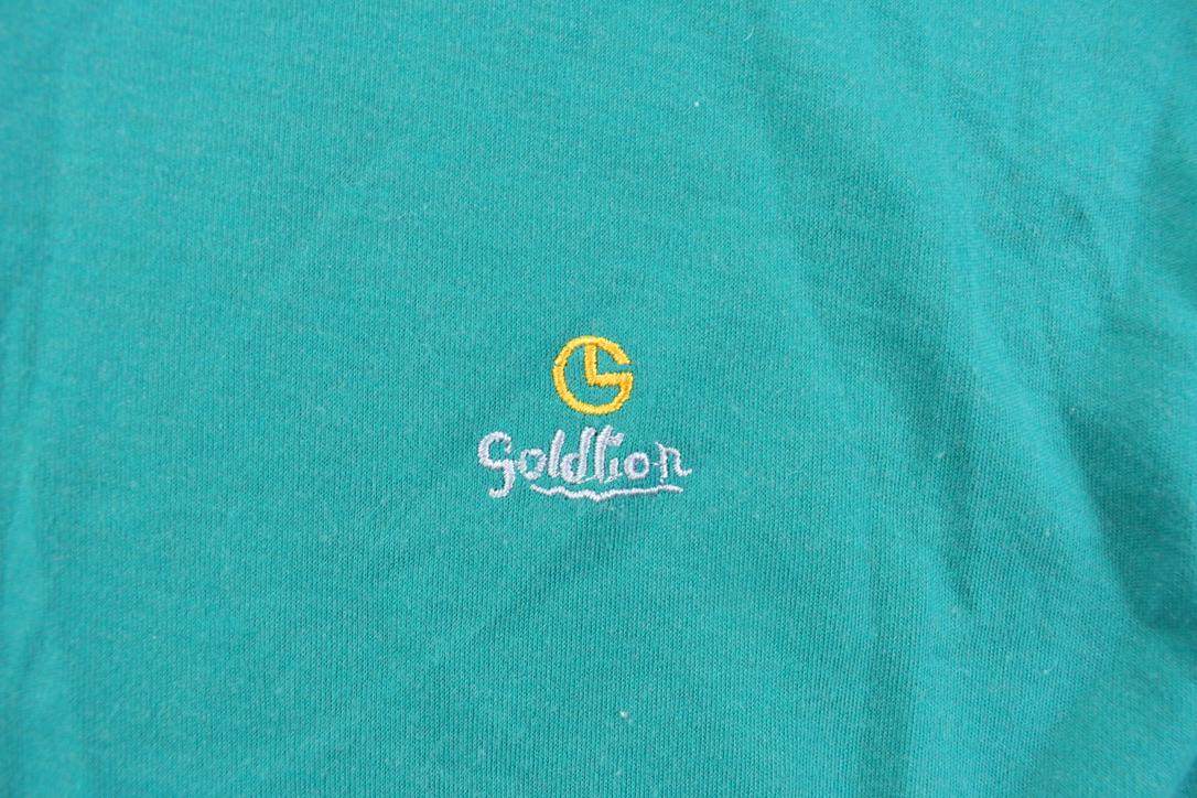 Vintage 1990s Gold Lion Plain Long Sleeve Shirt