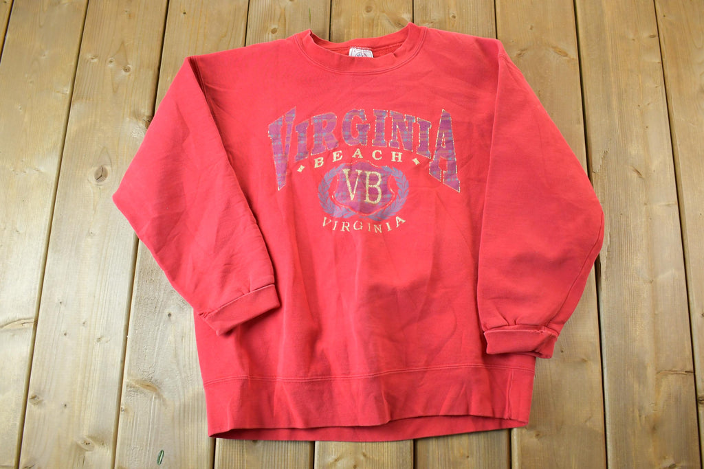 Vintage 1990s Virginia Beach Crewneck Sweatshirt