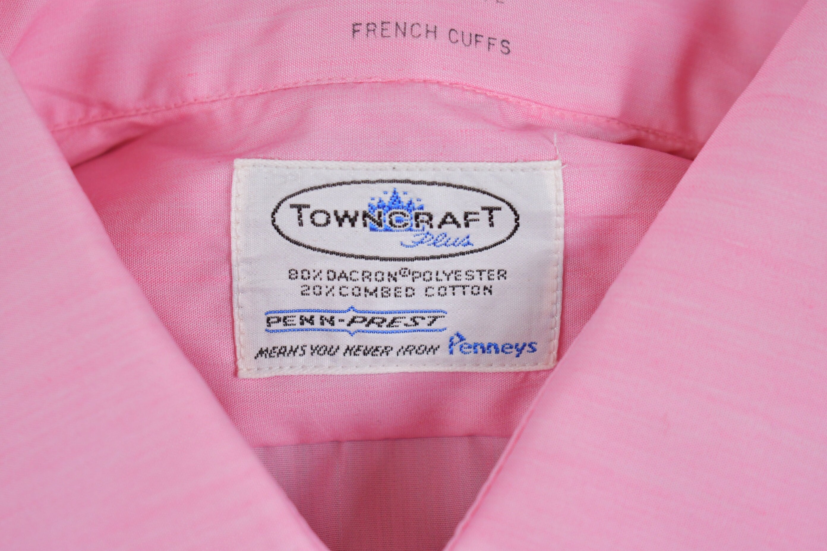 Vintage 1980s Towncraft Blank Button Up Shirt