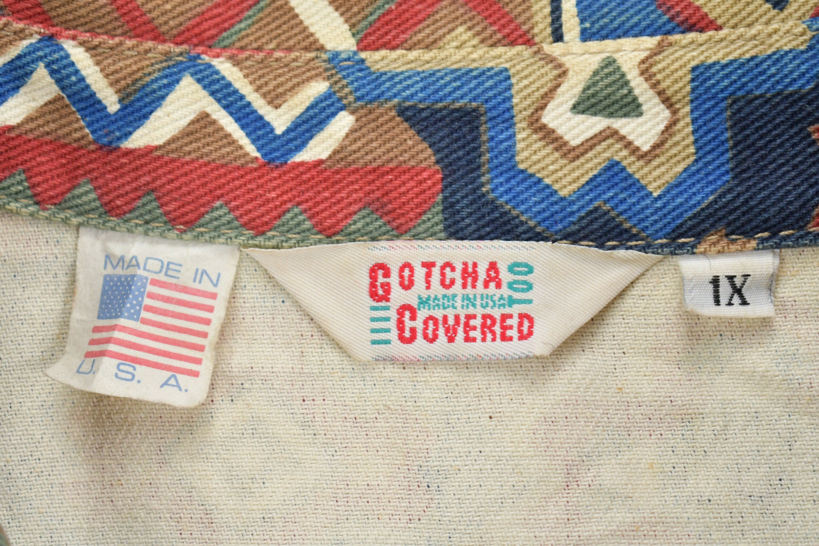 Vintage 1980s Gotcha Covered Harrington Jacket
