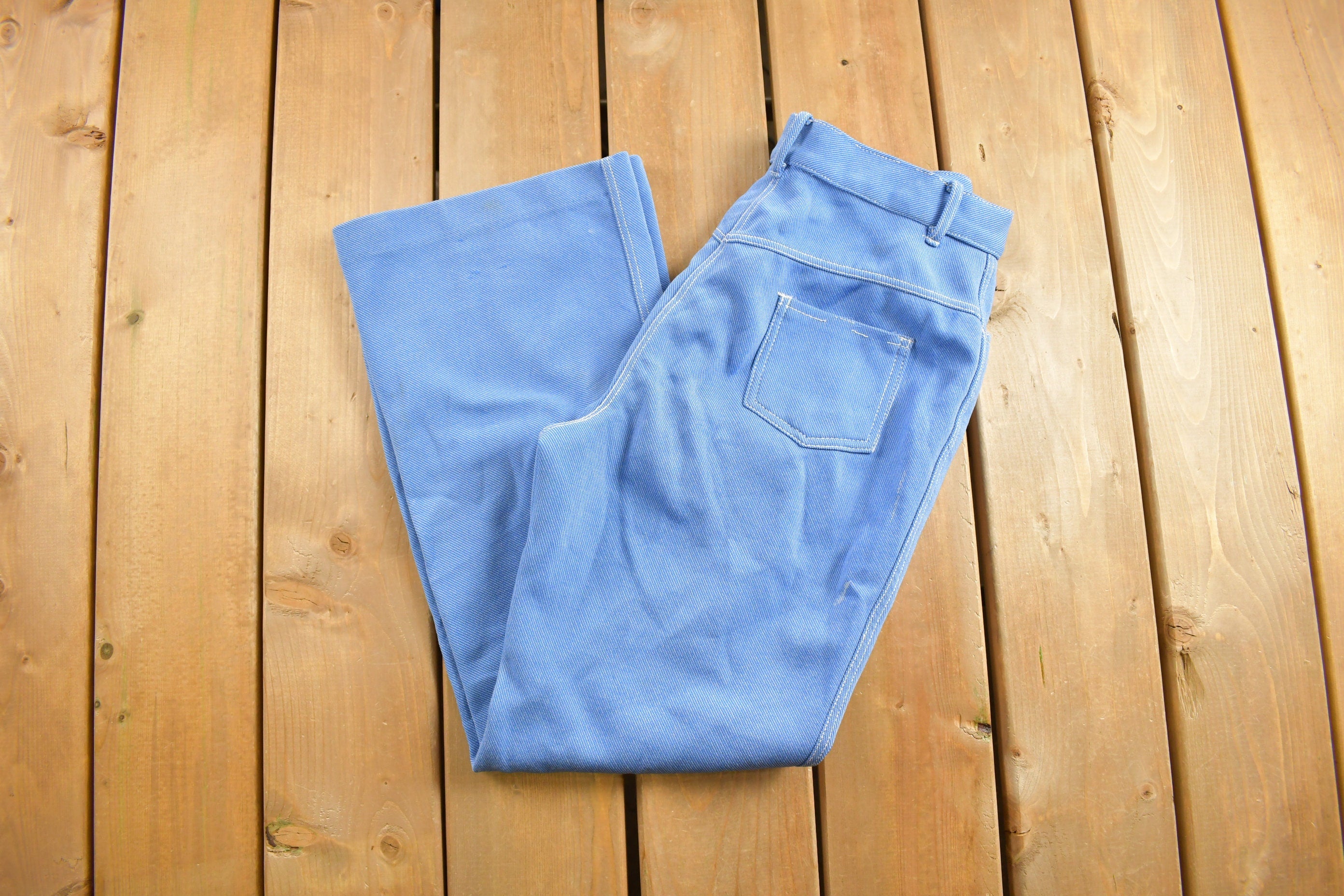 Vintage 1970s Sears Flared Pants Size 31 x 29