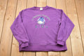 Vintage 1990s Disney Eeyore Crewneck  Vintage Sweatshirt  American Sportswear  Vintage Cartoons  Embroidered Logo  90s Disney