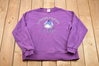 Vintage 1990s Disney Eeyore Crewneck  Vintage Sweatshirt  American Sportswear  Vintage Cartoons  Embroidered Logo  90s Disney