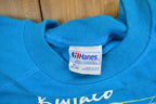 Vintage 1980s Buffalo Sailing Graphic Raglan Crewneck Sweatshirt