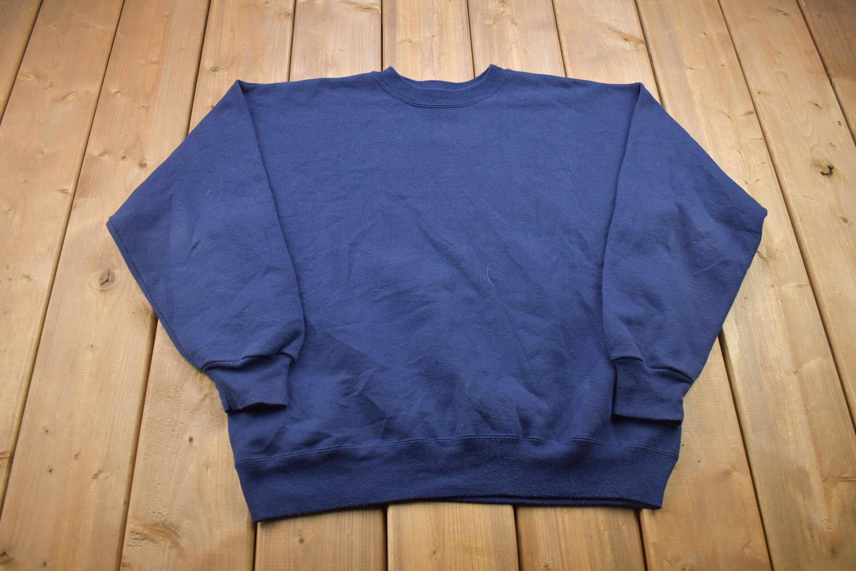 Vintage 1990s Blank Basic Crewneck Sweatshirt