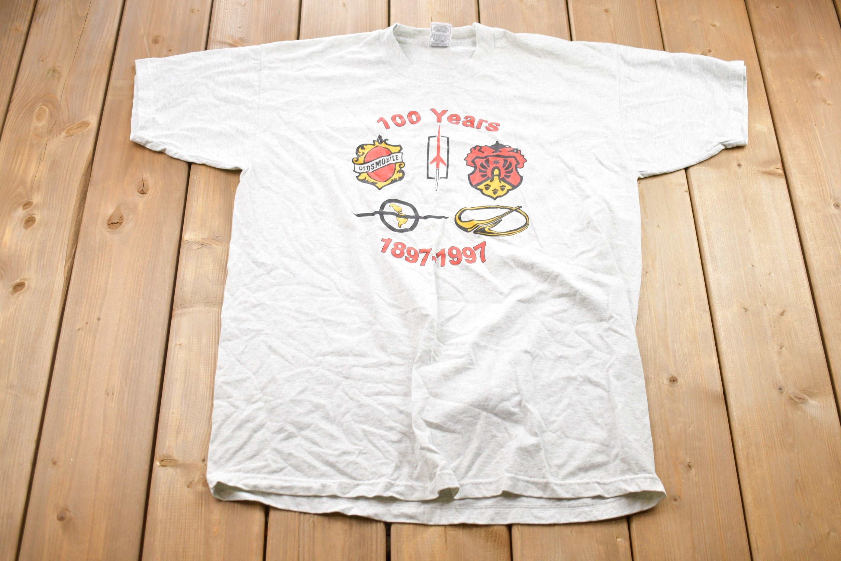 Vintage 1997 Oldsmobile 100 Years Graphic T-Shirt