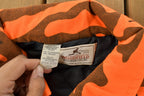 Vintage 1980s Woodfield Orange Camo Parka Jacket Men's Large