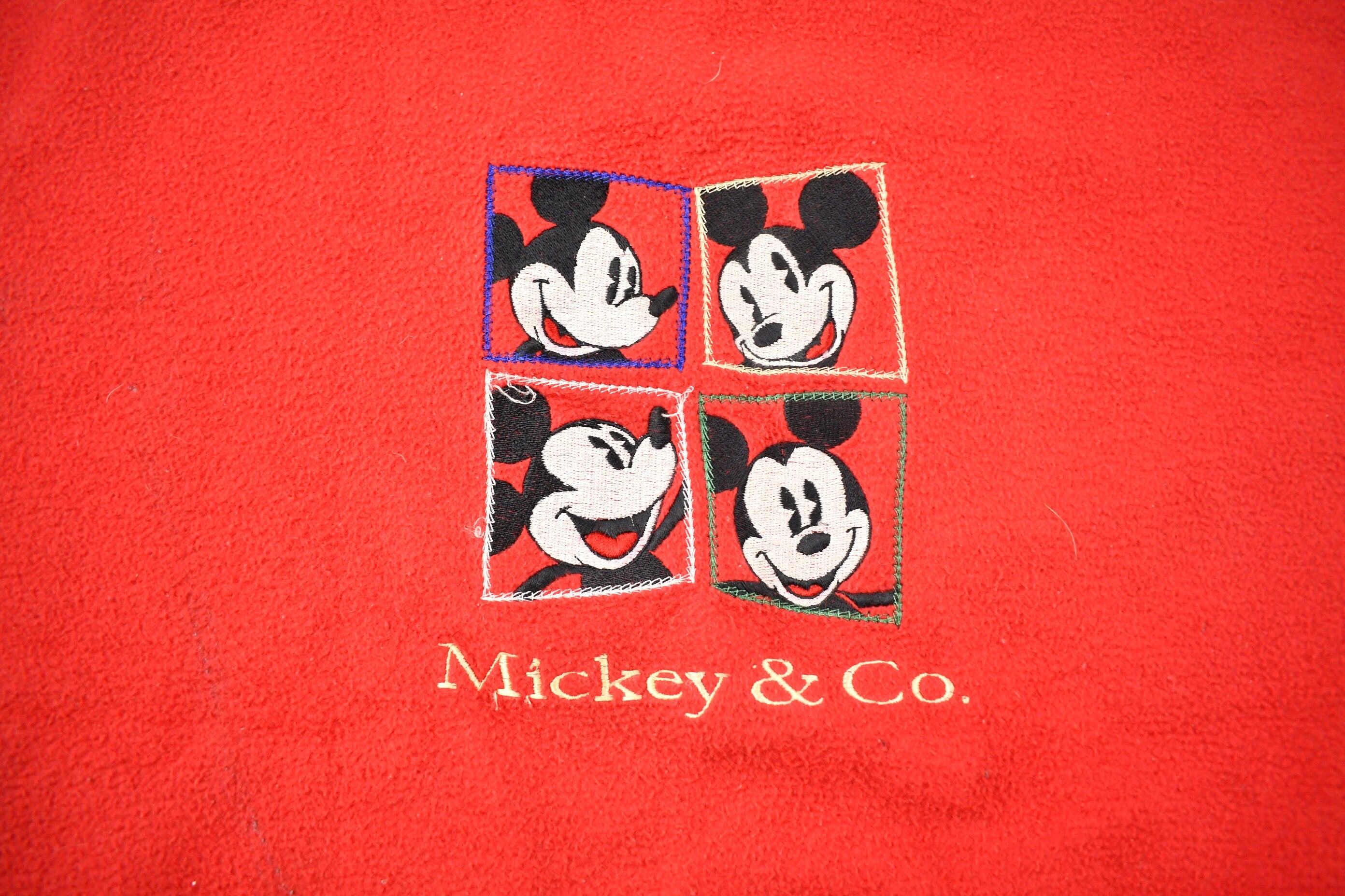 Vintage 1990s Mickey & Co Embroidered Crewneck