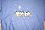 Vintage 1990s Cute Bird Graphic Double Collared Crewneck