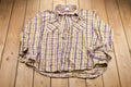Vintage 1990s Carhartt Plaid Button Up Shirt