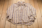 Vintage 1990s Carhartt Plaid Button Up Shirt