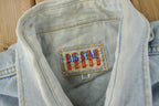 Vintage 1990s Big Star Shirt Blank Denim Button Up Shirt Size XXL