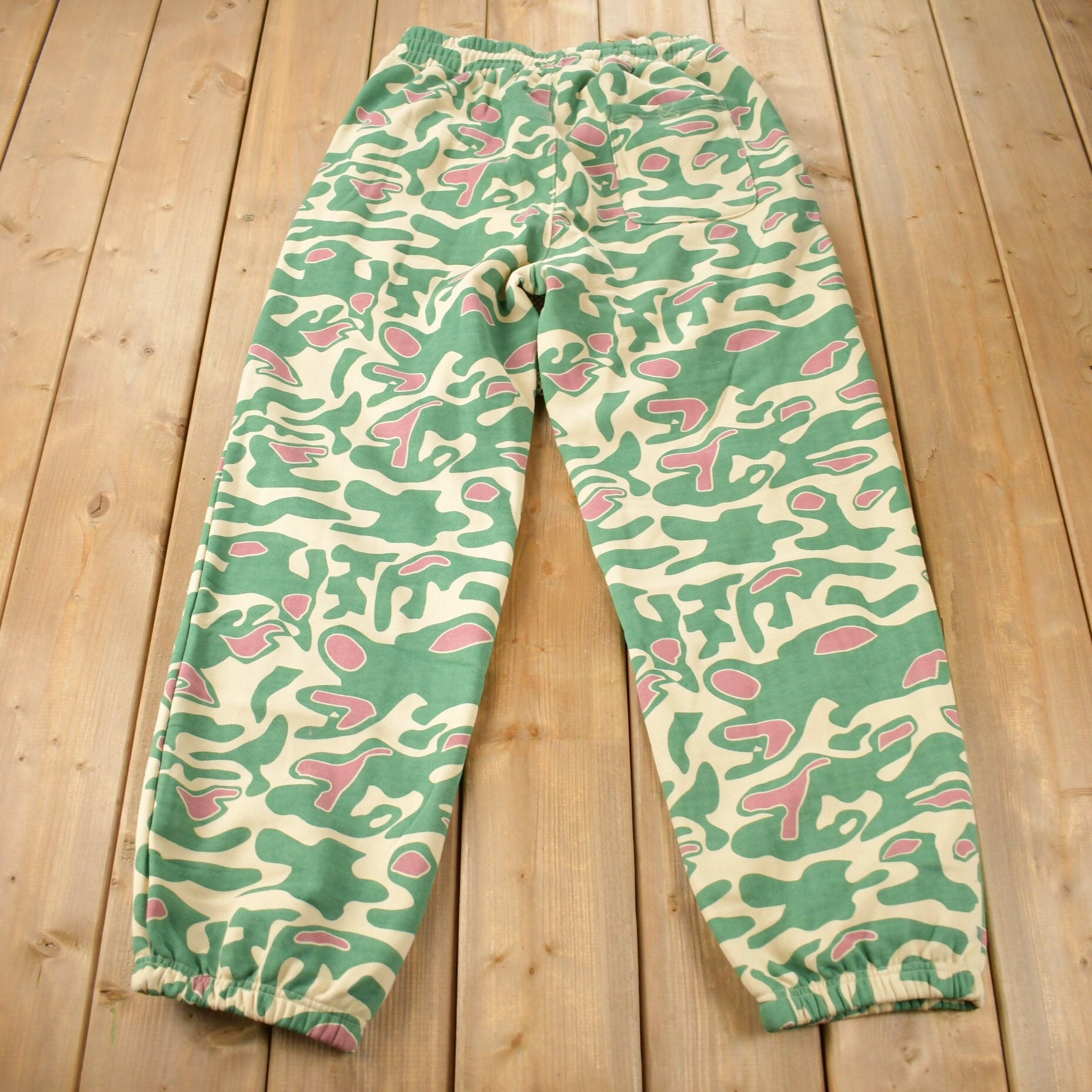 Vintage Y2K Deadstock Enyce Embroidered Camouflage Sweat Pants Size XL