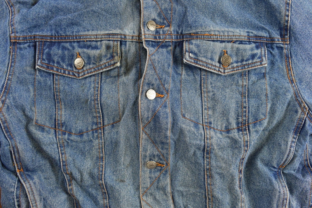 Vintage 1990s Cold Storage Denim Jean Jacket