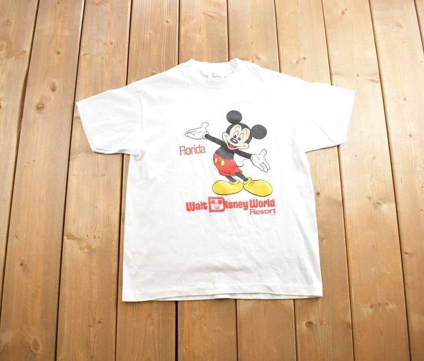 Vintage 1980s Mickey Mouse Walt Disney World Resorts Single Stitch T-Shirt