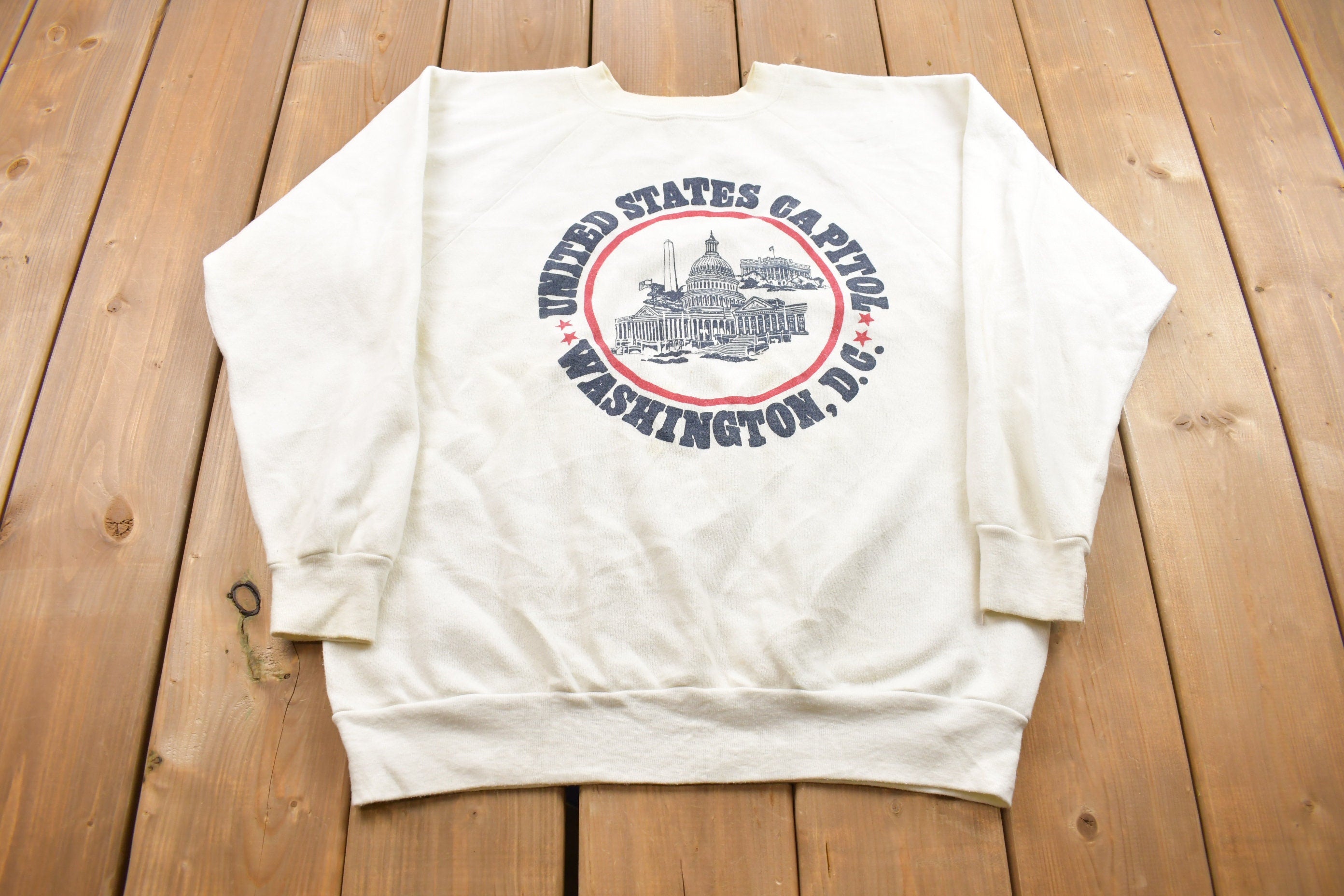 Vintage 1980s Washington D.C Crewneck Sweatshirt