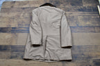 Vintage Beige Fur Collared Overcoat