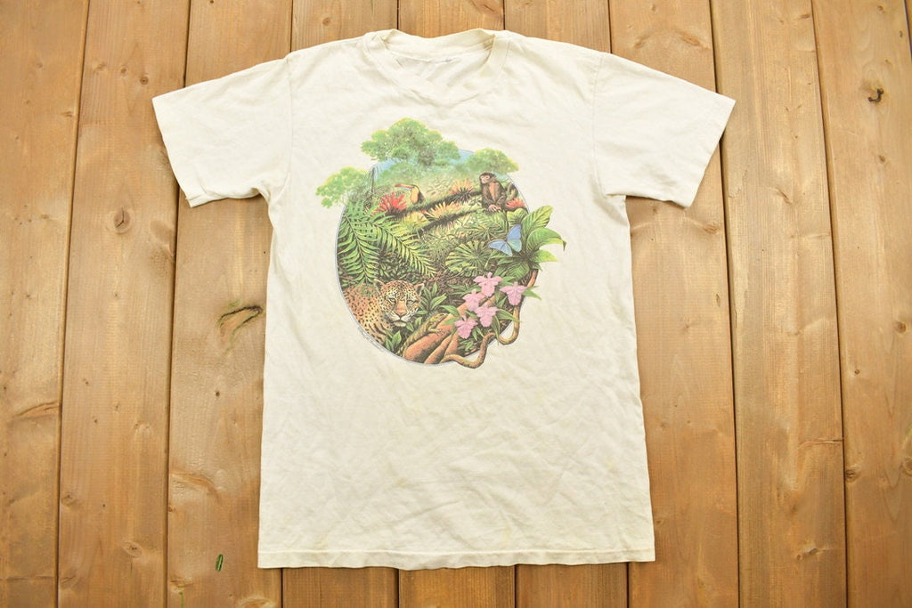 Vintage 1990s Forrest Protection Graphic T-Shirt