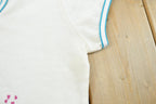 Vintage 1990s De Lanthe Hippos Ringer T-Shirt Women's M