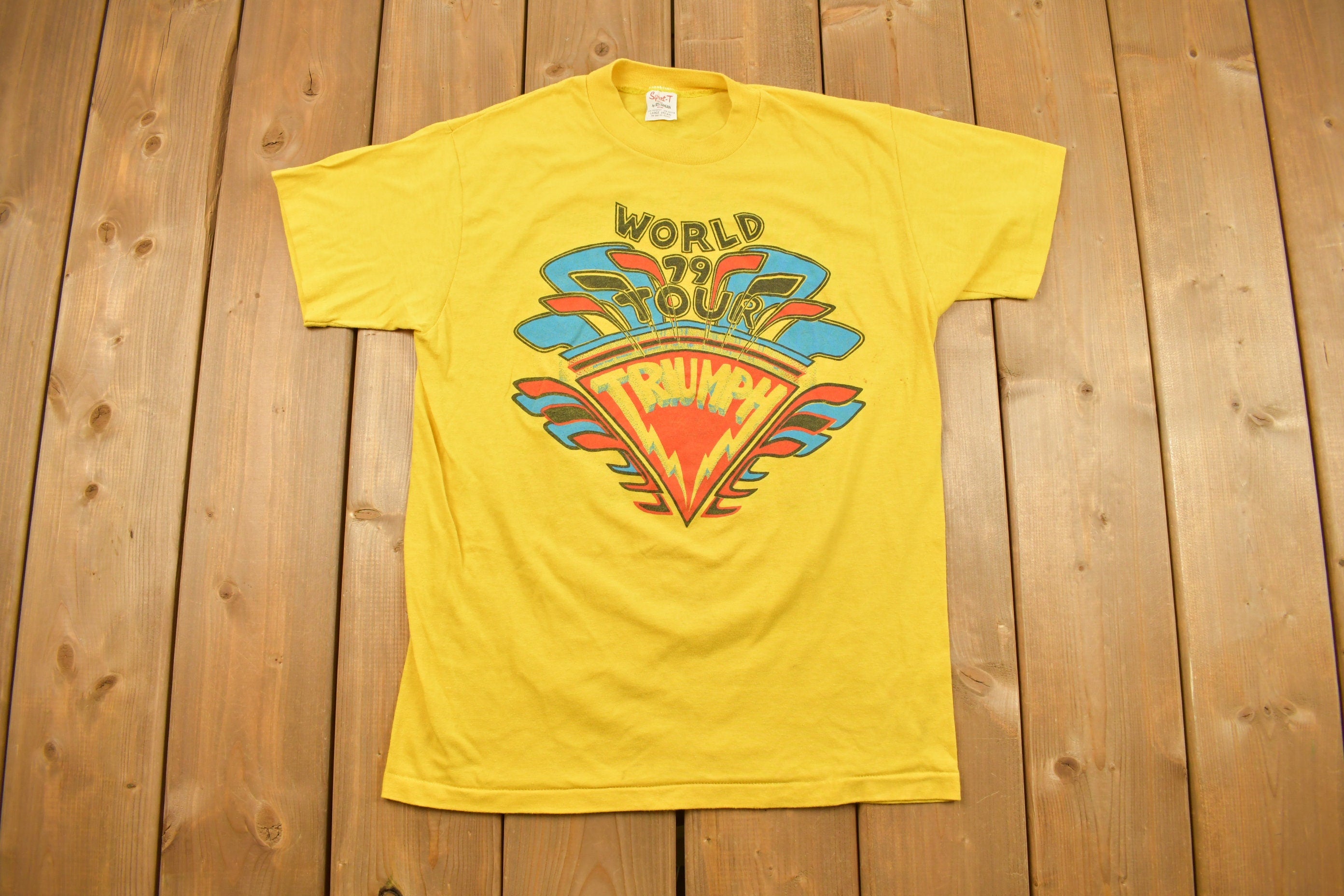 Vintage 1979 Triumph Tour Band T-shirt