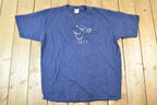 Vintage Y2K Tigger Face The Disney Store 3D logo Cartoon Promo T-Shirt Mens XL