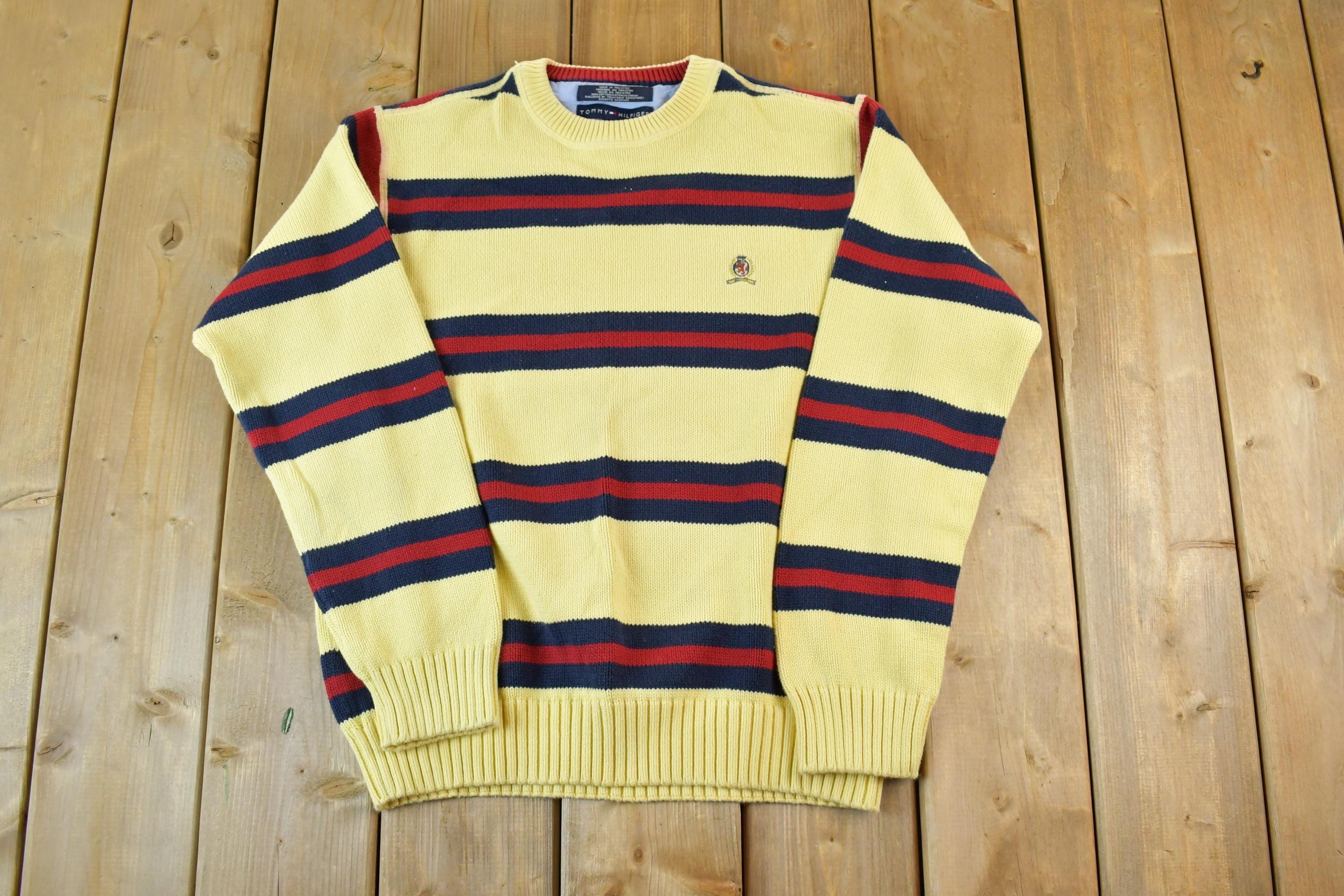 Vintage Y2K Tommy Hilfiger Knit Crewneck Sweater
