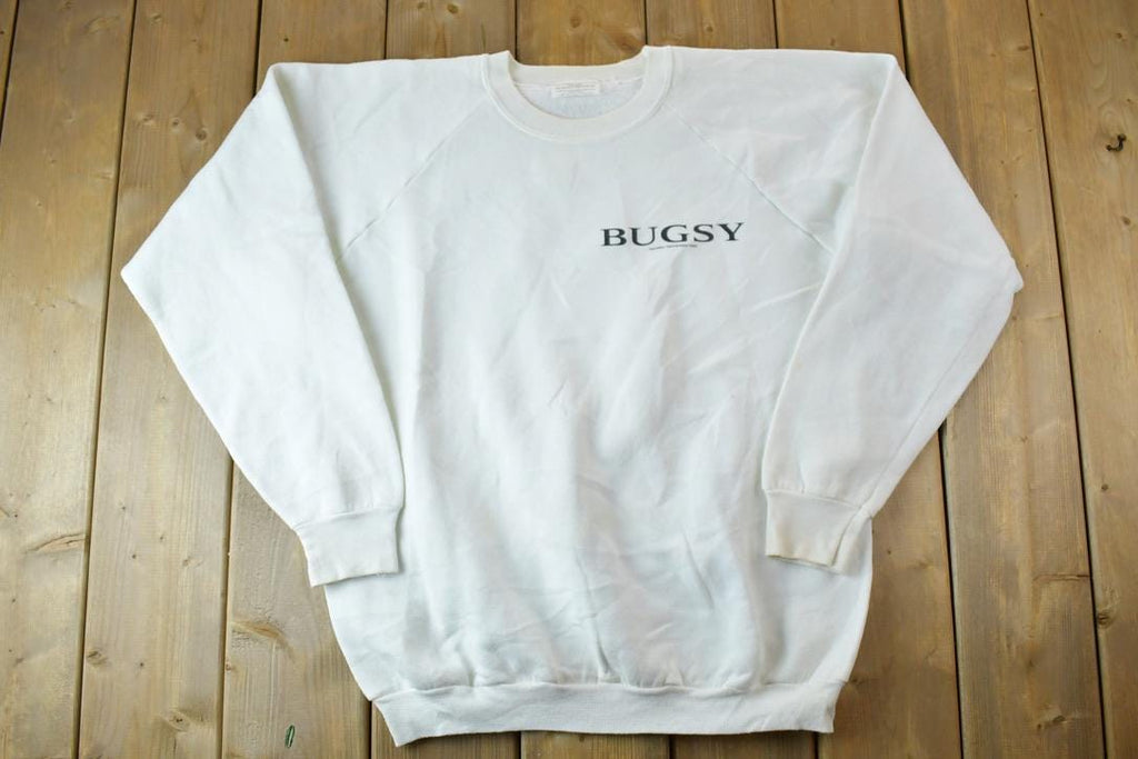 Vintage 1991 Bugsy Official Columbia Tristar Home Video Release Crewneck Sweatshirt