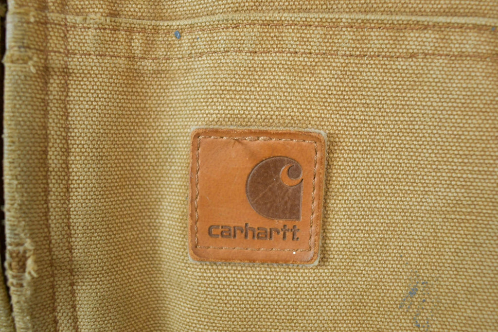 Vintage 1990s Distressed Carhartt Blanket Lined Hooded Jacket
