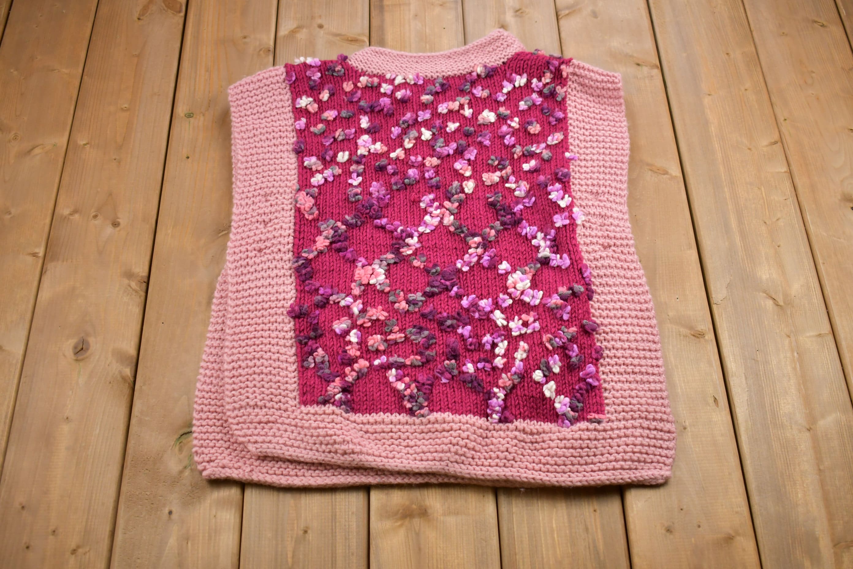 Vintage 1980s Knitted Sweater Vest