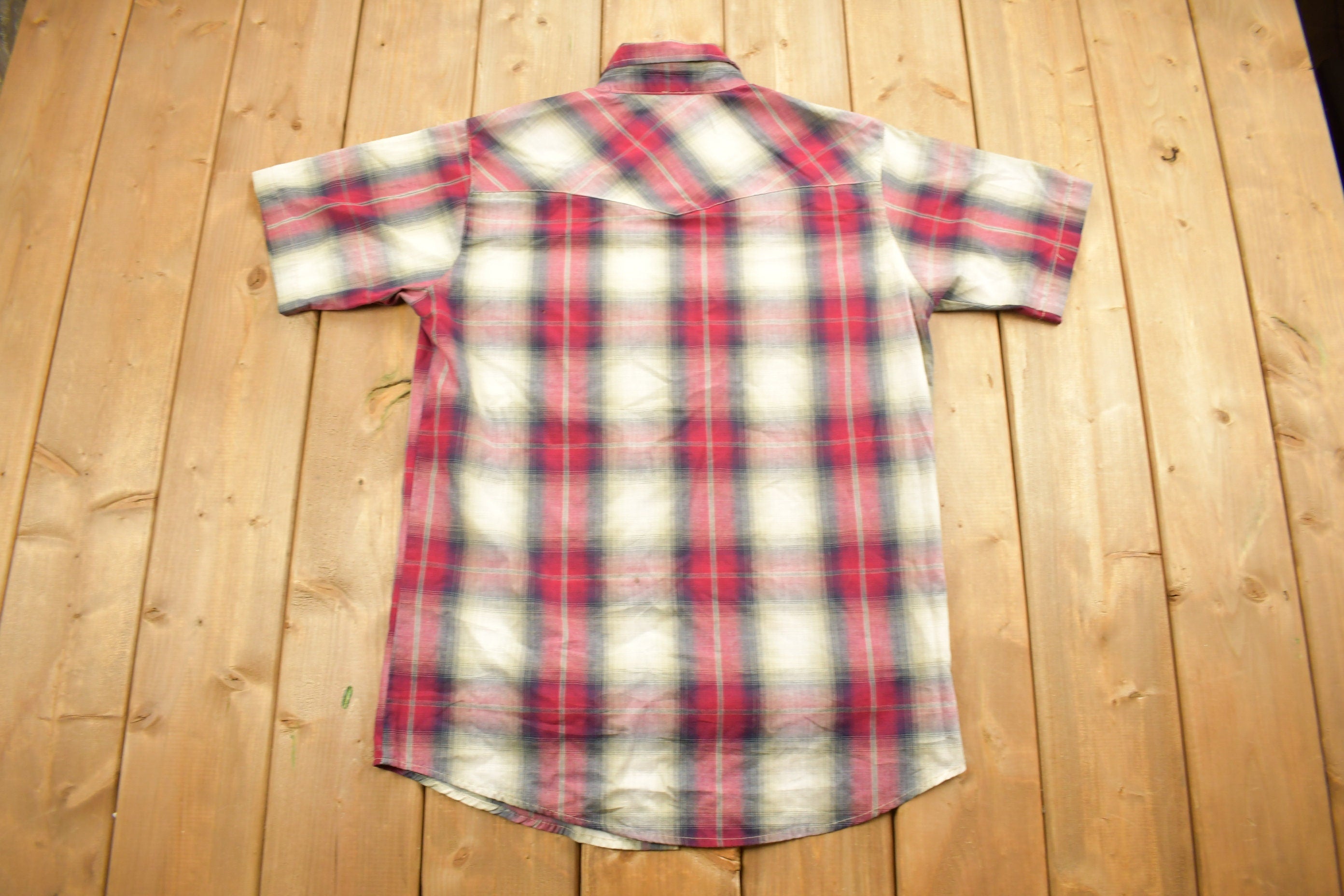 Vintage 1990s Canyon Guide Western Flannel Button Up Shirt