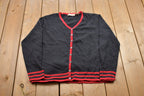 Vintage 1990s Version Originals Knitted Cardigan Sweater