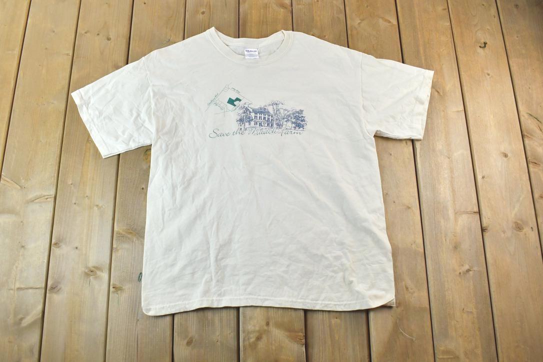 Vintage 1990s save The Maack Farm Souvenir T-Shirt