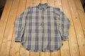 Vintage 1970s Pendleton Plaid Button Up Shirt